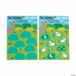 New 👍 The Parable of the Lost Sheep Scratch ’N Reveal Activities - 12 Pc. ⭐